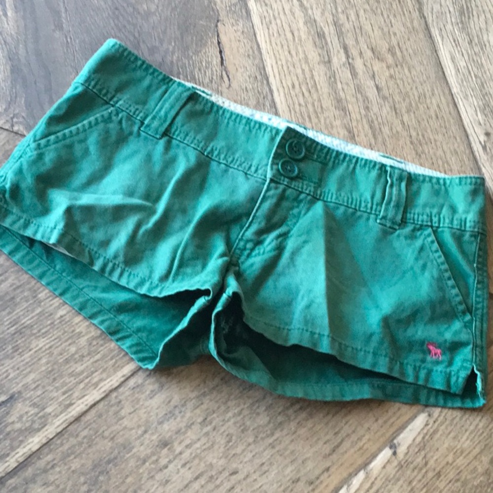 Abercrombie Green Shorts